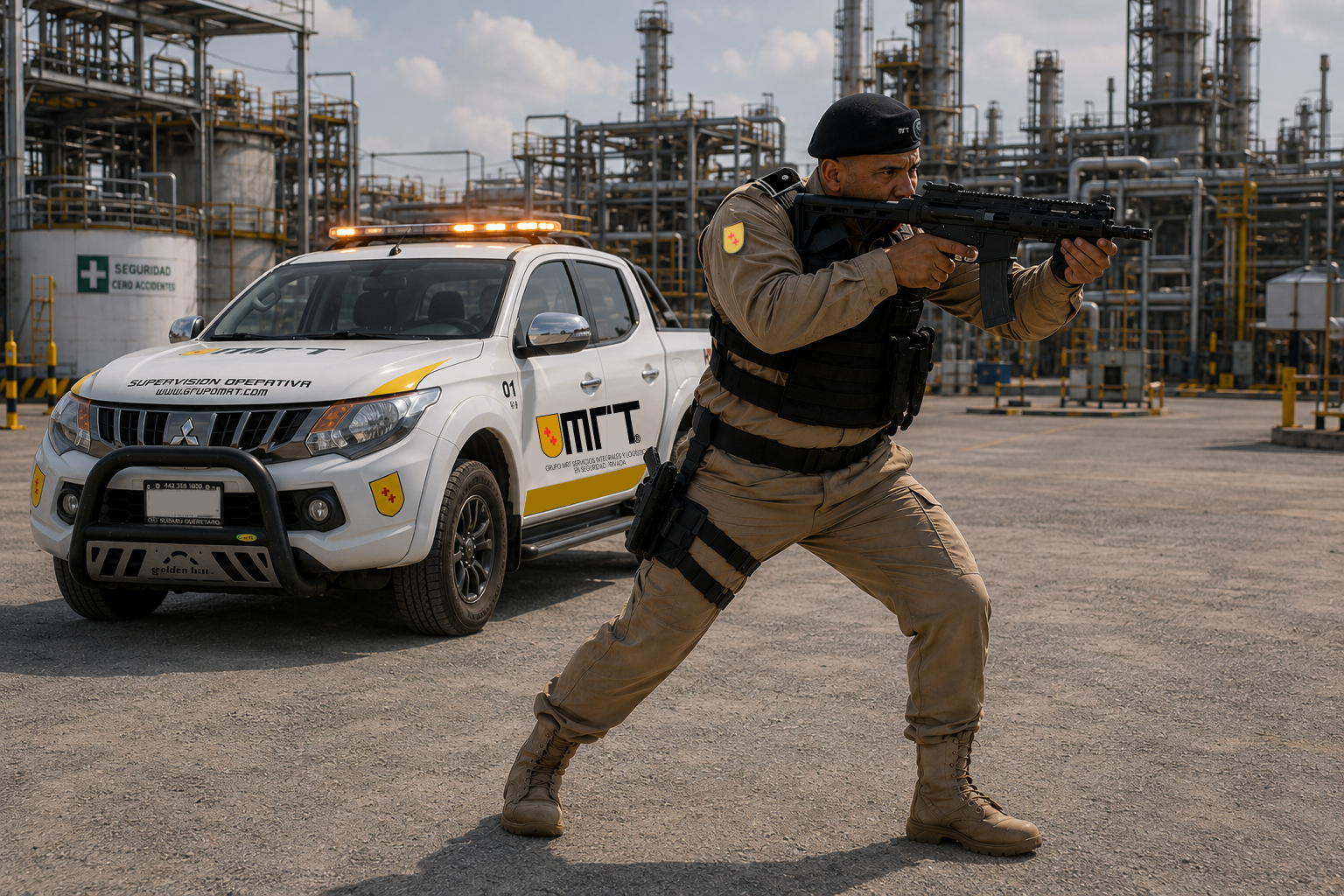 Guardia armado Grupo MRT